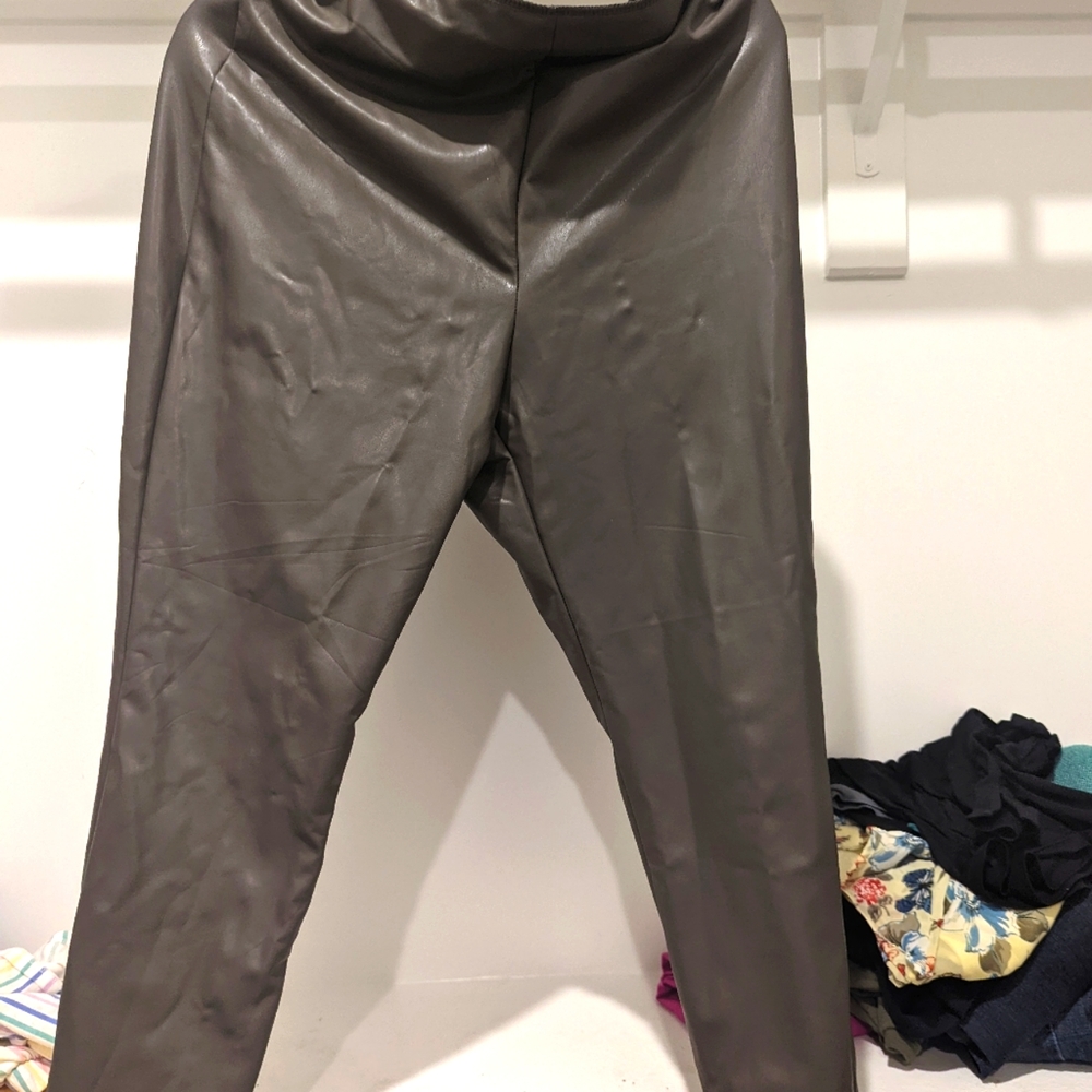 Express faux leather women's pants